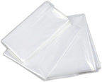 100 Pack Garment Bag Transparent Clothing Dust Cover Dustproof Hanging Clothes Suit Dress Jacket Cover for Dry Cleaner Home Storage Travel Clothes Storage Closet 23.6 x 47.2 inches