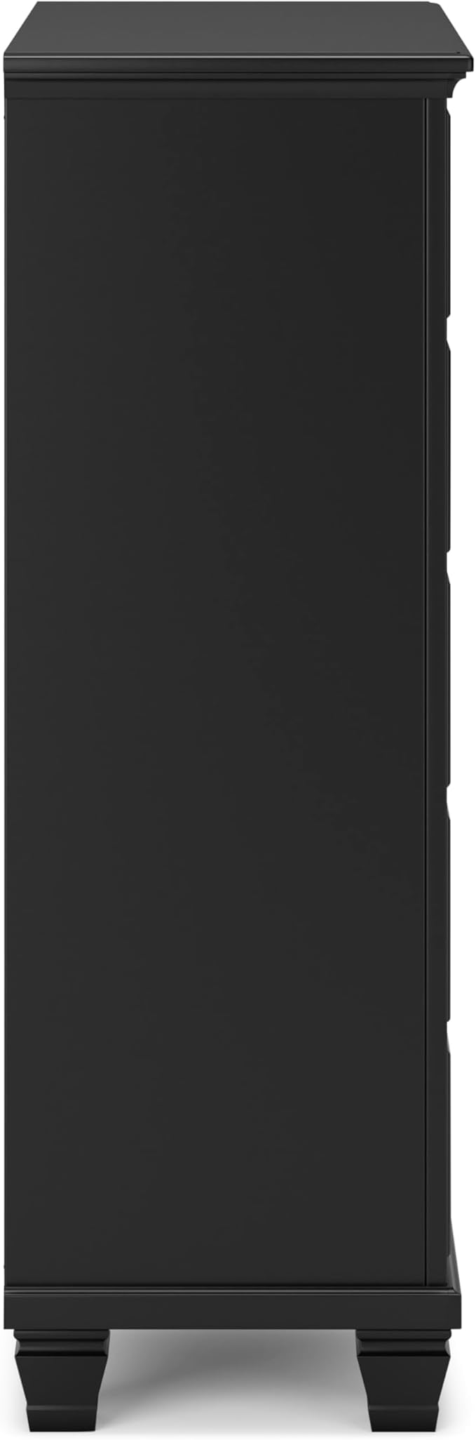 Signature Design by Ashley Lanolee Traditional 5 Drawer Chest for Bedroom, Black