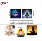 Giftbrit Sandalwood Natural & Herbal Incense Sticks 100 Sticks with Incense Holder for Meditation, Yoga, Church, Relaxation, Healing and Positivity
