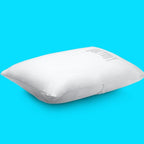 Fluff and Stuff Comfort Pillow | Queen Size Memory Foam Pillows, Chiropractor Designed and Approved 2-in-1 Back Support and Bed Pillows | Fully Adjustable Pillow (White, Queen (Pack of 1))