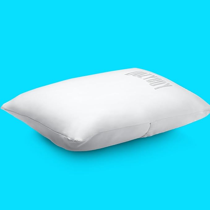 Fluff and Stuff Comfort Pillow | Queen Size Memory Foam Pillows, Chiropractor Designed and Approved 2-in-1 Back Support and Bed Pillows | Fully Adjustable Pillow (White, Queen (Pack of 1))