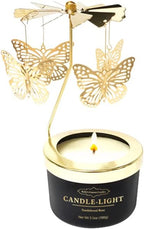 Kelly's Custom Candles, Butterfly Candle Birthday Gift for Mom,Girlfriend,Unique Easter Gifts for Sister, Wife and Mother in Law,Rotatable Aromatherapy Candles Gift for Women.