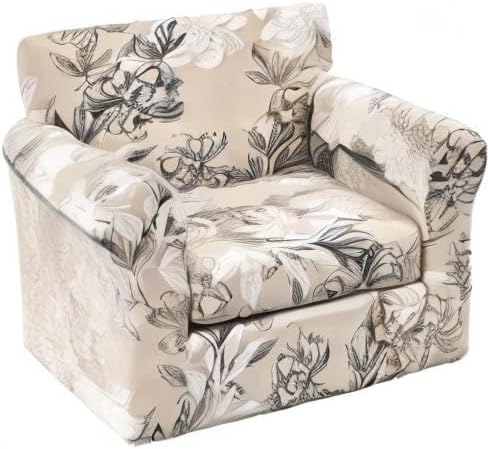 KRFOONN 2 Piece Chair Covers Printed Sofa Covers Couch Covers Washable Armchair Sofa Couch Slipcover Furniture Protector with Elastic Bottom for Living Room (Armchair, 26), Small