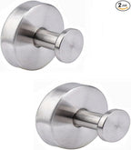 Suction Cup Hooks for Glass Window,Removable Towel Hooks for Bathroom Window Glass Door Wall, for Glass Window,for Inside Shower, for Bathrooms (2Pack Silver)