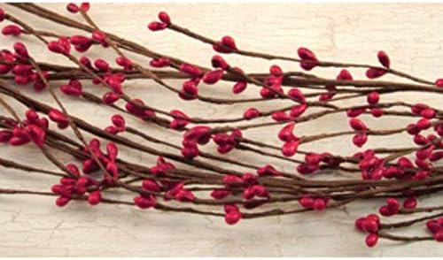 NeoL'artes 6ft Red Pip Berry Garland for Christmas Craft Décor or Celebrations Embellishing