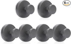 Wreath Hanger for Front Door, Heavy Duty Wreath Hangers for Front Door & Glass Window, Upgrade Suction Cup Hooks for Shower,Christmas Thanksgiving Halloween Easter Valentine (Gray, 6p)