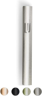 A&S Mezuzot Mezuza Aluminum Waterproof Case Peel & Stick Easy Installation Home Blessing (Silver, 5inch)