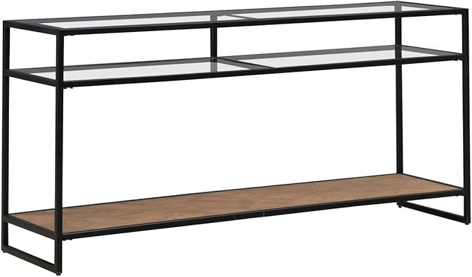 Liberty Furniture Bedford Sofa Table for Living Room - Weathered Oak
