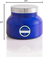Capri Blue Signature Jar Candles - Long Lasting Soy Wax Blend - Luxury Tropical Scented Candles - Comes in Blue Decorative Glass Jar (Honeydew Crush, 19 oz)