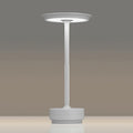 1 Pack Rechargeable Table Lamps Cordless, Portable 5000mAh Outdoor Table Light, 3 Color Stepless Dimming LED Table Lamp with Memory Function, for Home/Dinner/Patio/Restaurant.(Light Gray)