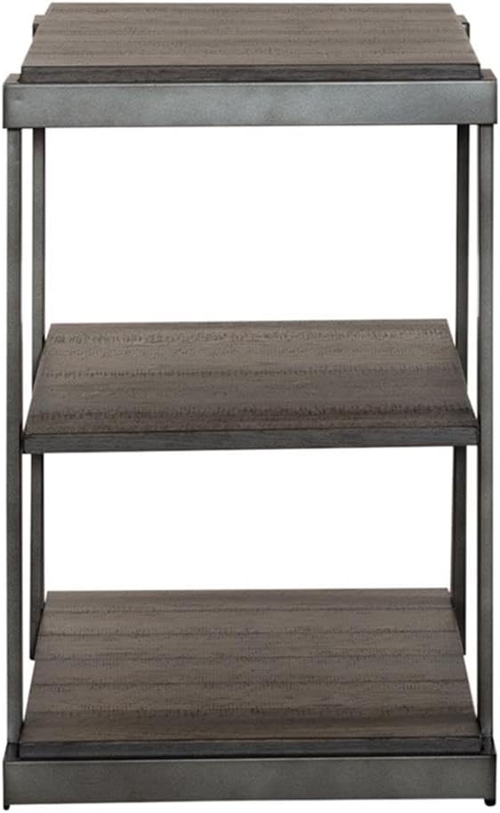 Liberty Furniture Industries Modern View Tiered End Table, Gray
