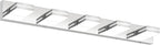 Bathroom Vanity Lighting Fixtures Over Mirror (5-Light, 40-Inch) Modern LED Bathroom Wall Lighting Fixtures, Chrome (Cool White 6000K)