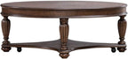Liberty Furniture Allington Oval Cocktail Table for Living Room - Satin Sienna