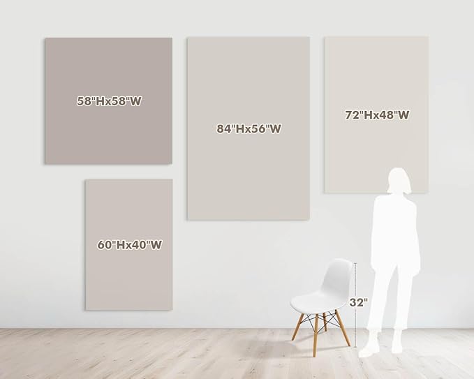 Large Wall Art Living Room Wall Decor Abstract Art Prints Modern Paintings for Bedroom Wall Decorations Extra Blue Beige Pictures