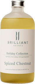 Brilliant Scents Spiced Chestnut Scent | Amber Resin, Cedar, Sandalwood | Luxury Home & Business Scent | Fragrance Oil | 500ML