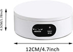 YVV Turner Cup Rotating Display Stand for Epoxy Glitter Tumbler, 360 Degree Automatic Mute Rotating Turntable for Photography Products Tumbler Making Supplies Spinner 4.72*1.77in Motorized Rotation