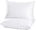 EIUE Hotel Collection Bed Pillows for Sleeping 2 Pack King Size，Pillows for Side and Back Sleepers,Super Soft Down Alternative Microfiber Filled Pillows,20 x 36 Inches