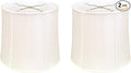 Royal Designs, Inc. BSO-719-16WH-2 Drum Basic Lamp Shade, 15 x 16 x 16, White, 2-Pack
