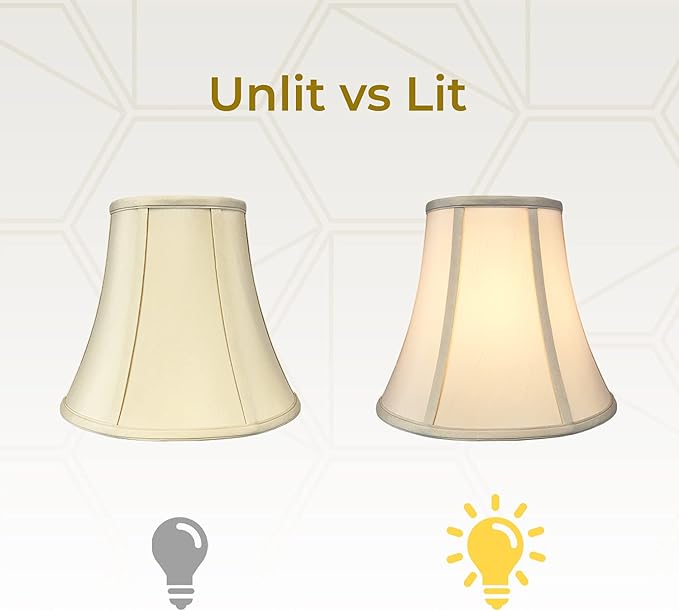 Royal Designs, Inc. BSO-704-10BG True Bell Basic Lamp Shade, 5 x 10 x 8.5, Beige