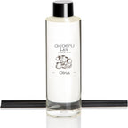 Chloefu LAN Citrus Scented Oil Diffuser Refill 6.76 fl oz Natural Essential Oil, Real Citrus! Holiday Home Fragrance for Bathroom Office Decor