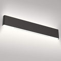 Aipsun 32.6 inch Modern Black Vanity Light Fixtures LED Black Bathroom Wall Light Up and Down Bathroom Lighting Fixtures White Light 5000K