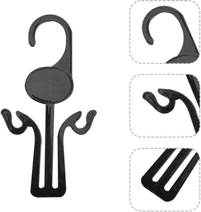 30Pcs Hanging Shoe Hooks 7.1X3.5In Slipper Organizer Rack for Closet Entryway Storage and Drying Multi Functional Shoe Holder for Home