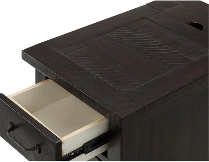 Martin Svensson Home Rustic Chairside Table, Espresso