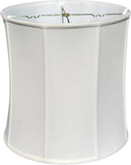 Royal Designs, Inc. BSO-719-16LNEG Drum Basic Lamp Shade, 15 x 16 x 16, Linen Eggshell