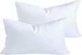 MoonRest® Synthetic Down Alternative 12x19 Lumbar Pillow Insert Form, for Decorative Throw Pillow, Sofa, Cushions, Body and Bed - Pack of 2- Size 12“X 19”