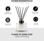Reed Diffuser Set - Oud & Citrus 5.63 fl oz (160ml) Scented Diffuser with Sticks Luxury Fragrance for Home, Office & Bathroom Shelf Decor.