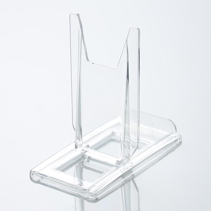 10 Pack Book Display Stands Adjustable Clear Easel Collector Display Holder for Comic Artwork Album CD Magazine Postcard Cookbooks Photos