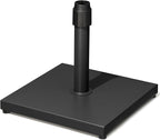 45lbs Patio Umbrella Base - Heavy Duty Outdoor Patio Market Umbrella Stand for Deck, Poolside, Balcony, Wind-Resistant Design,Black