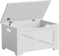 GarveeHome 23.6 in Storage Chest, Wooden Storage Bench with Safety Hinge, Easy Assembly, Large Shoe Bench for Entryway, Living Room, Bedroom