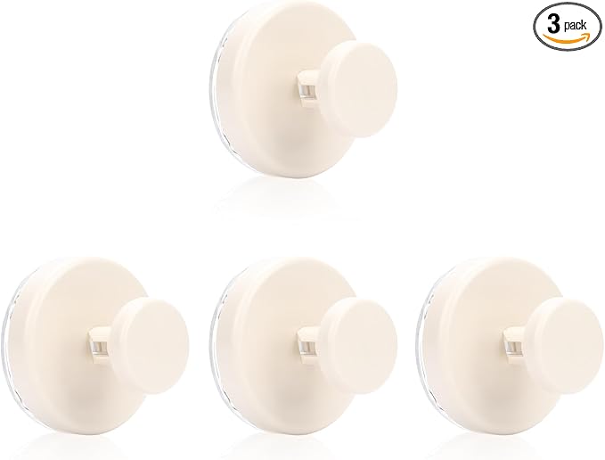 Wreath Hanger for Front Door, Heavy Duty Wreath Hangers for Front Door & Glass Window, Upgrade Suction Cup Hooks for Shower,Christmas Thanksgiving Halloween Easter Valentine (White, 4p)