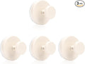 Wreath Hanger for Front Door, Heavy Duty Wreath Hangers for Front Door & Glass Window, Upgrade Suction Cup Hooks for Shower,Christmas Thanksgiving Halloween Easter Valentine (White, 4p)