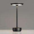 1 Pack Cordless Rechargeable Table Lamps, Portable 5000mAh Restaurant Table Lamp, 3 Color Stepless Dimming LED Table Light with Memory Function, for Outdoor/Dinner/Patio/Camping.(Black)