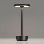 1 Pack Cordless Rechargeable Table Lamps, Portable 5000mAh Restaurant Table Lamp, 3 Color Stepless Dimming LED Table Light with Memory Function, for Outdoor/Dinner/Patio/Camping.(Black)