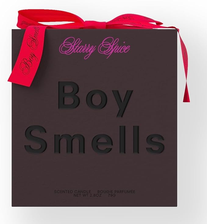 Boy Smells Starry Spice Candle – Holiday Candle with Sugar Plum, Cranberry & Red Wine – Spiced Festive Soy Wax Candle – 8.5oz