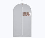 47-Inch Garment Bags Covers,Hanging Clothes Bag, Suit Cover Bags with Clear Window for Hanging Closet Clothes Storage and Travel (Gray-47Inch)