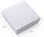 GEFTOL Jewelry Gift Boxes 96 Pack 3.5x3.5x1 Inch Cardboard Jewelry Boxes,Small Gift Boxes for Jewelry Earrings Necklaces Handmade Bangles Bracelets(White)