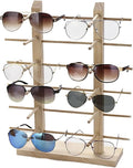 Multi Layers Wood Sunglass Display Rack Shelf Eyeglasses Show Stand Jewelry Holder for Pairs Glasses Showcase