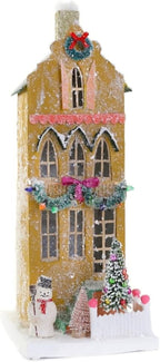 Cody Foster & Co Mustard Townhouse Christmas Village Building HOU-340
