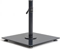 Business & Pleasure Co. Vintage Black Umbrella Base - Perfect for The Patio Table or Pool - Heavy Outdoor Square Metal Stand - Fits Beach, Market, & Patio Umbrellas - 55 lbs
