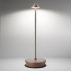 Cordless Table Lamps Rechargeable, 6000mAh Battery Operated LED Desk Lamp Outdoor Waterproof Portable Touch Dimmable Table Night Light for Patio Restaurant Dining Home Rust