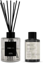 VINEVIDA Reed Diffuser for Home & Bathroom | Long-Lasting Scent Sticks Set | Oil Stick Diffuser | Bathroom Scent - Room Fragrance No. 1303 - Inspired by: Santal