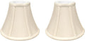 Royal Designs, Inc. BSO-704UT-8BG-2 True Bell Basic Lamp Shade with UNO Fitter, 4 x 8 x 6.5, Beige, 2-Pack