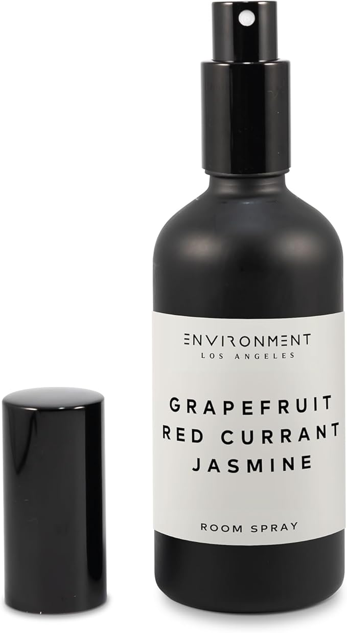 ENVIRONMENT Inspired by 5-Star Resort MRT Room Spray, 100ml Air Freshener (Grapefruit | Red Currant | Jasmine) Home Fragrance Accessories, Room Perfume, Room Deodorizer, Vegan & Cruelty-Free