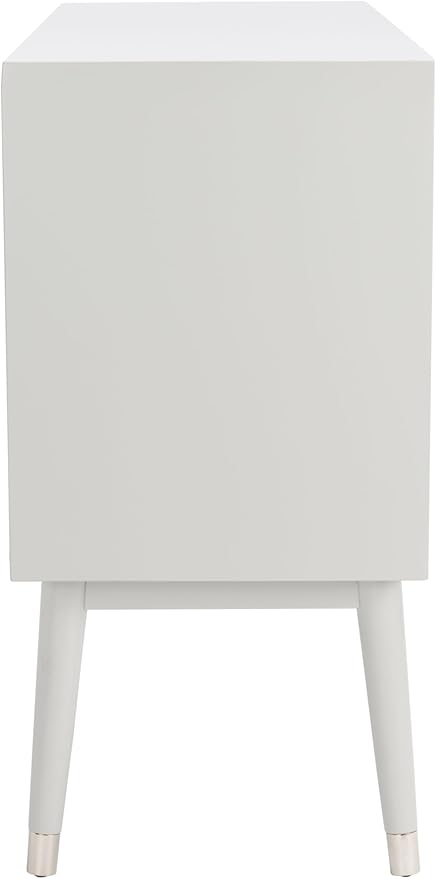 SAFAVIEH Couture Collection - Zack Grey 6-Drawer Wood Dresser with Silver Accents, Modern Storage Chest (DUP1004J)