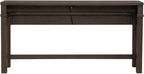 Liberty Furniture Cascade Falls Living Room Console Bar Table with Charging Station - Satin Espresso