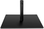 Tangkula 42 LBS Patio Umbrella Base, 25 Inches Heavy Duty Square Market Umbrella Base Stand W/4 Non-Slip Pads, 1.6”/1.9” Adapters, Tightening Knob, Outdoor Umbrella Stand for Patio, Poolside
